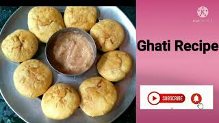 ghati recipe/ghati masala recipe/चने के सत्तू की घाटी या लिट्टी/Ghathi banane ka tarika