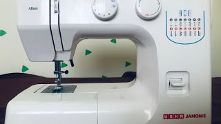 #Unboxing USHA JANOME ALLURE zig zag electric sewing machine(with kit)