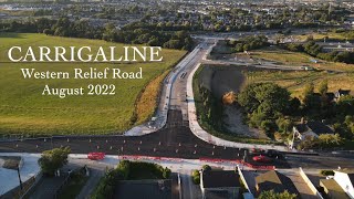 Carrigaline Western Relief Road from above - August 2022