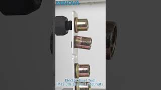 MINOVA Electric Rivet Tool M12(3/8-16 UNC) rivet nuts #rivet #relaxing #asmr #tools