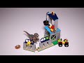 lego jurassic world 76957 velociraptor escape speed build