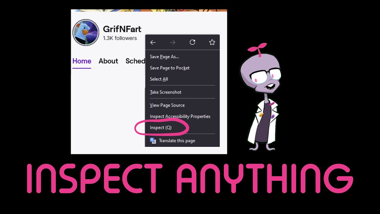 Quick Tutorial Intro To Inspect Youtube