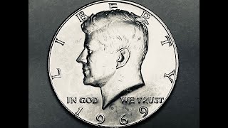 1969 Kennedy Half Dollar - 40% Silver