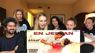 En Jeevan Reaction by foreigners Girls | Theri | Thalapathy vijay and Samantha | 🇮🇳