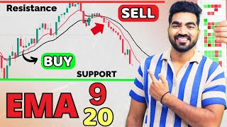 Option Trading Scalping Strategy || 9 and 20 EMA strategy || Explain Demand \u0026 Supply Zone