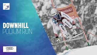 Corinne Suter (SUI) | 3rd place | Women's Downhill | Lake Louise | FIS Alpine