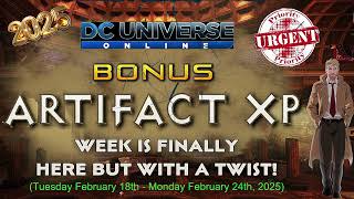 DCUO Bonus Artifact XP Week Announcement Important Changes that You Need to Know