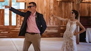 EPIC Daddy-Daughter dance mashup! We surprised everyone!  (A father's gift to hi