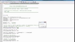 VB Scripting - Using Built-in Functions - Part 1