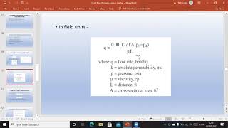 linear flow of compressible fluids II Reservoir Engineering II Petroleum Engineering II 4th sem