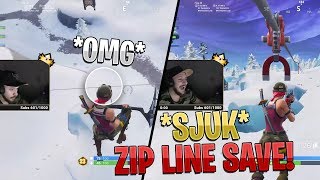 kevzters sjuka save med zip line svenska fortnite oddshots 68 - fortnite zipline hack