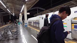 2019年12月29日のぞみ183号少々遅れて到着して発車【2019年年末年始帰省ラッシュ企画第２弾】