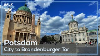 Potsdam City to Brandenburger Tor - Walking Tour 4K