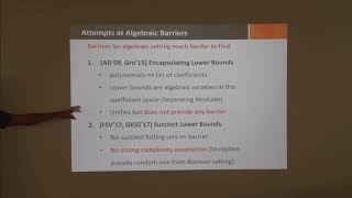 Barriers for rank methods in arithmetic complexity  - Rafael Oliveira