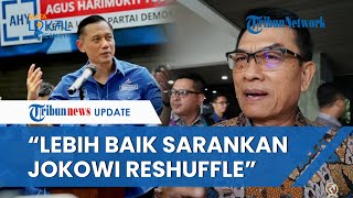 Sebut AHY Kampungan, Menko Luhut Diminta Demokrat agar Sarankan Jokowi Reshuffle Moeldoko