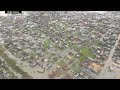 aerial footage shows cyclone idai devastation in mozambique