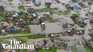 Aerial footage shows Cyclone Idai devastation in Mozambique