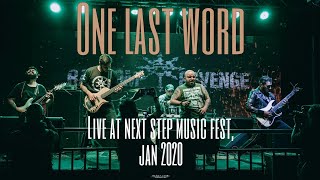 Random Revenge - One Last Word (Live 2020 Next Step Music Fest)