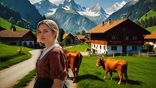 SUISSE - VIVRE DANS UNE FERME 🏔️ SUISSE TRADITIONNELLE 🐮 . VIVRE EN SUISSE