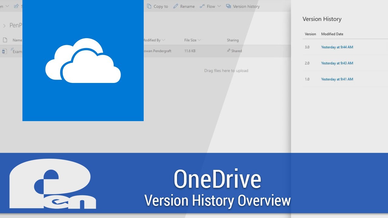 How To Use OneDrive's Version History - Office 365 - YouTube