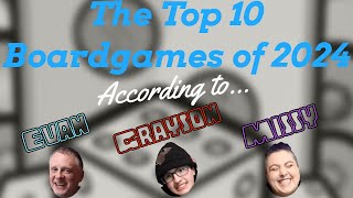 Our Top 10 Board Games of 2024!