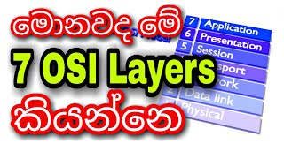 Basic Networking | Part 6 | 7 OSI layer (Sinhala)