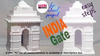 How To Make Model Of India Gate