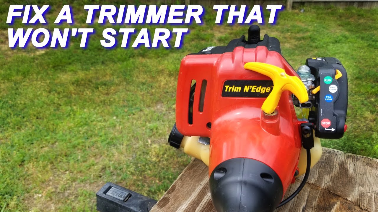 Fixing A Homelite Trimmer That Won T Start Youtube