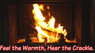 Crackling Fireplace for Study, Sleep, and Relaxation 薪がはぜる暖炉の音【作業用BGM・リラクゼーション】#Christmas #relaxing