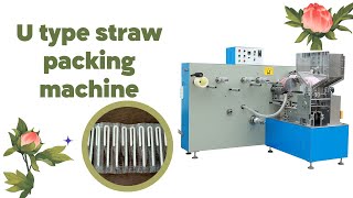 U-packing paper straw machine Defective straw detector with automatic rejection and gluing