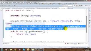 Validation in Struts 2 Framework