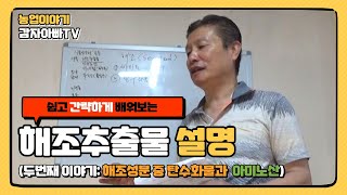 (농업일반) 해조성분 중 탄수화물과 아미노산에 대해 알아봅시다!