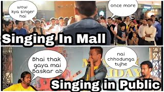 Singing in Public | Singing in Mall | Street Singer | 90s Hindi Song | Maaeri | Palash Sen | Sachin