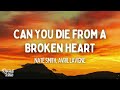 Nate Smith, Avril Lavigne - Can You Die From a Broken Heart  (Lyrics)