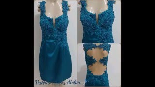 APLICAÇÃO DE RENDA-VESTIDO MAIARA