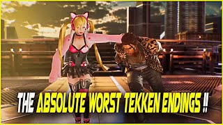 The Absolute Worst Tekken Endings of All Time!!