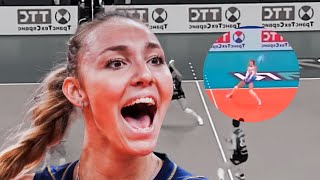 Elena Pietrini ABBATTE il Libero della Dynamo Mosca 🚨💪 VIDEO Monster Spike!