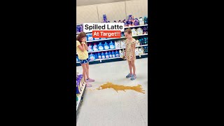 When you SPILL a latte at Target...😮