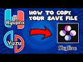 SKYLINE How to Copy Save Files from Yuzu and Ryujinx ( TUTORIAL )