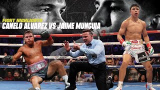 Canelo Alvarez vs Jaime Munguia | Knockouts |  Fight Highlights | Best Punches |