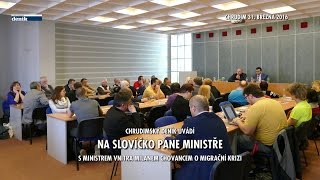 Migrace - aktuální bezpečnostní situace - ministr vnitra ČR Milan Chovanec - Chrudim  31.3.2016