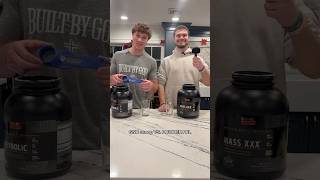 Powder pal vs. GNC… who will win? 🤷🏼‍♂️ #gymbro #challengevideo #proteinpowder