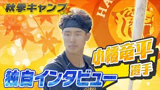 【小幡竜平】怒涛の秋季キャンプ インタビューラッシュ‼