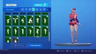 Fortnite Sun Strider Showcase with emote i have and item shop