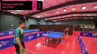 Vikhyath Bulusu (1811) VS Amy Zuo (1919) | U2050 QF | 2024 SPTTC June Open 06/29/24