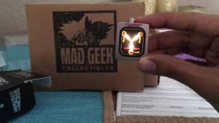 MadGeek Collectibles 1/10 Scale Mini Flux Capacitor Unboxing/Review