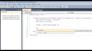 Substring Function Tutorial - VB.Net Explained