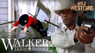 Walker, Texas Ranger | Microwave Bomb Almost Ices Walker! (ft. Chuck Norris) | Wild Westerns
