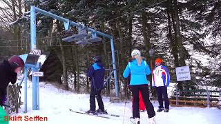 Seiffen ski lift - skiing in the Ore Mountains