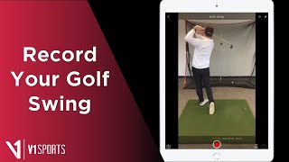 V1 Golf App: How to Record Your Golf Swing